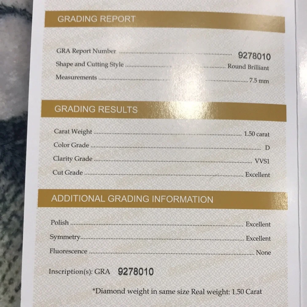 Grade D Moissanite - Picture 5 of 10